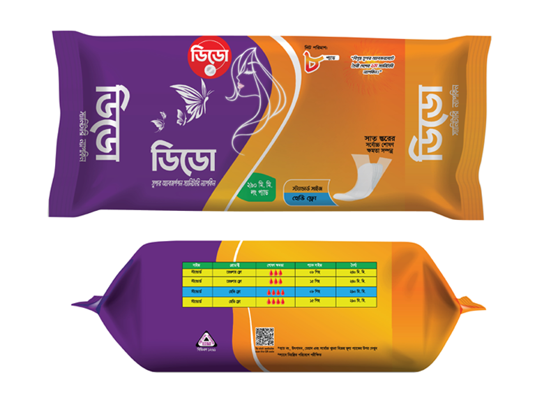 8 Pcs Pack Heavy Flow